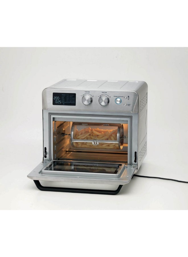 أريتي 1700W Electric Air Fryer with Oven Silver and Black 25 Liter 00C462911ARAS 25 L 1700 W 00C462911ARAS Silver and Black - Image 5