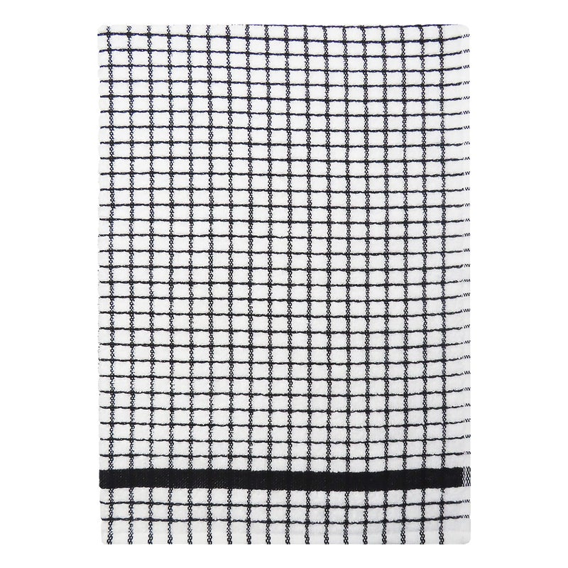 Samuel Lamont Poli Dri 100% Cotton Dish Towel - Black - Image 1