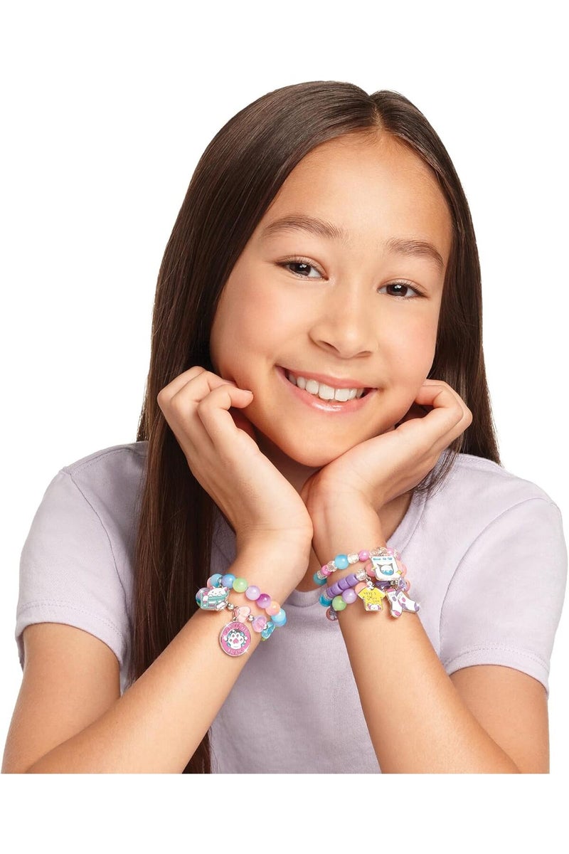 Make It Real مجموعة أساور بوراكت واش 'ن بيد - مجموعة حرف يدوية من 141 قطعة للفتيات (الأعمار 8+) - Image 2