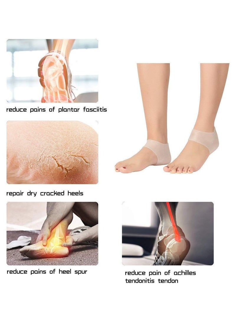 AGD 4-Pair Of Breathable Anti-Drying Gel Heel Protectors - Image 4