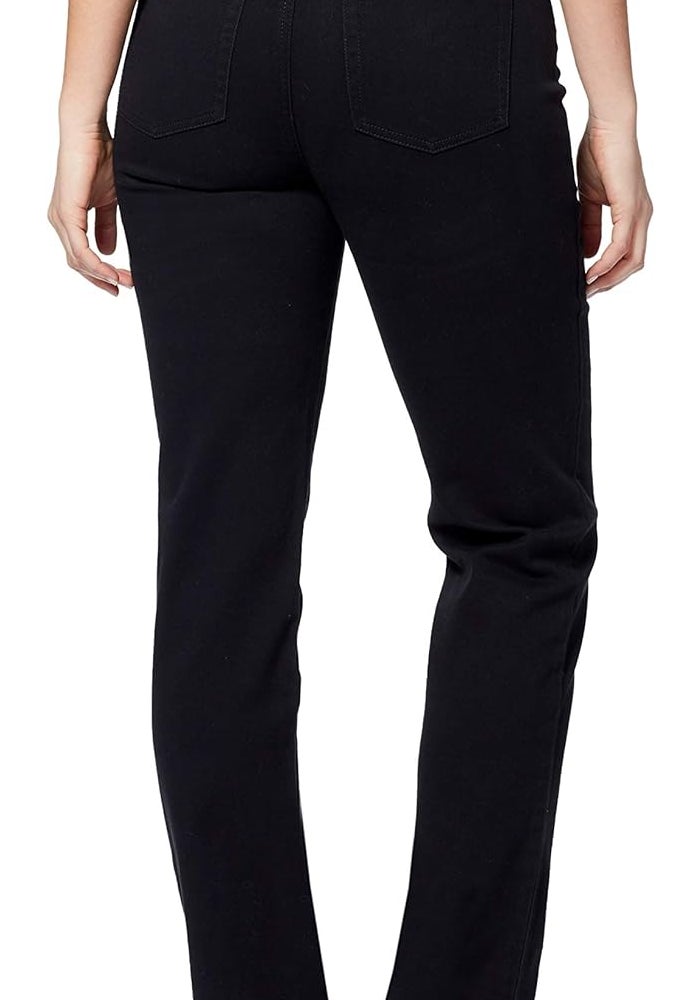 GLORIA VANDERBILT Women's Plus Size Amanda Classic High Rise Tapered Jean in Black - Image 5