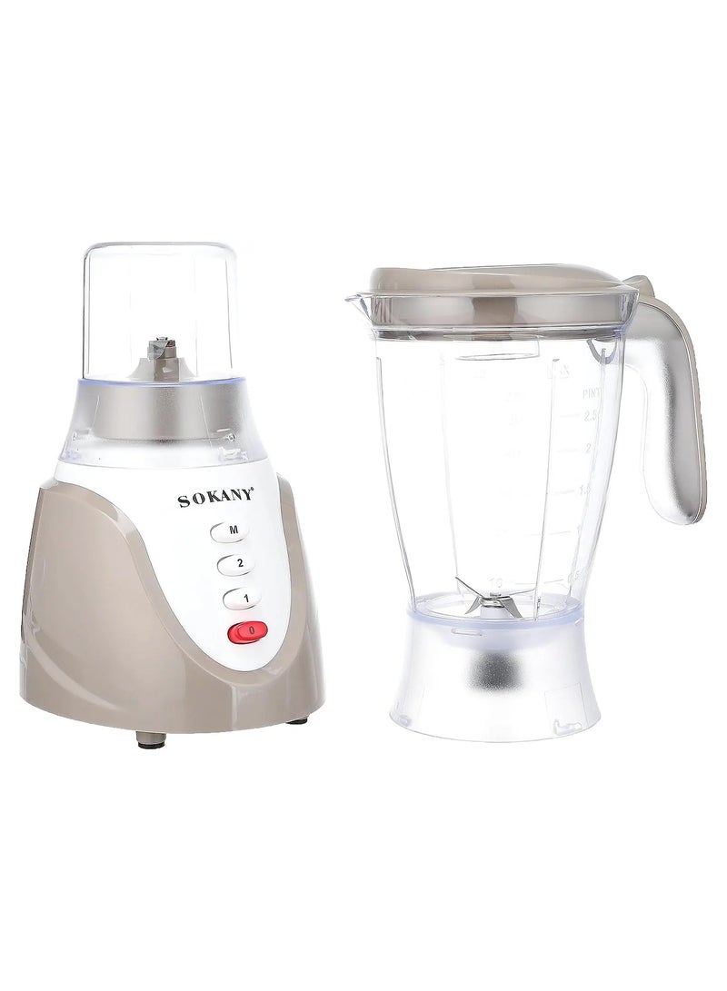 sokany Sokany Blender & Grinder 1.5 Liters 600 Watts SK-158  - Image 3