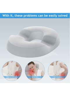 ZERIFAM Donut Pillow Hemorrhoid Tailbone Cushion, Premium Memory Foam Seat Cushion, Orthopedic Pain Relief Pillow for Pregnancy, Coccyx, Bed Sores, Post Natal, Sciatica(Grey)  - Image 5