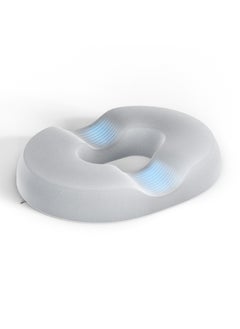 ZERIFAM Donut Pillow Hemorrhoid Tailbone Cushion, Premium Memory Foam Seat Cushion, Orthopedic Pain Relief Pillow for Pregnancy, Coccyx, Bed Sores, Post Natal, Sciatica(Grey)  - Image 1