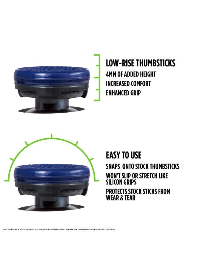 CMGTYYD. Galaxy Purple لأجهزة PlayStation 4 (PS4) و PlayStation 5 (PS5) أداء عصا التحكم، أداء قبضة التحكم المتوافقة، لأغطية عصا التحكم ذات طابع Galaxy، 2 محدبة عالية الارتفاع - Image 3