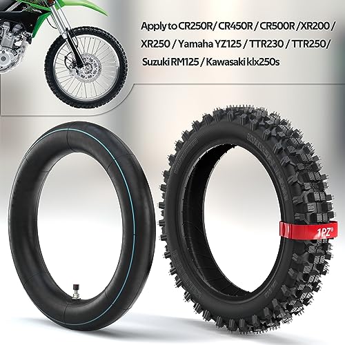 1PZ إطار وأنبوب داخلي 1PZ EHX-C8K 3.00-12 بديل لـ Honda CRF70 XR70 CR60R KLX110 KX60 Suzuki DRZ110 DS80 JR80 RM50 PW80 TTR YZ60 65SX 90cc 110cc 125cc SSR للدراجات النارية على الطرق الوعرة - Image 5