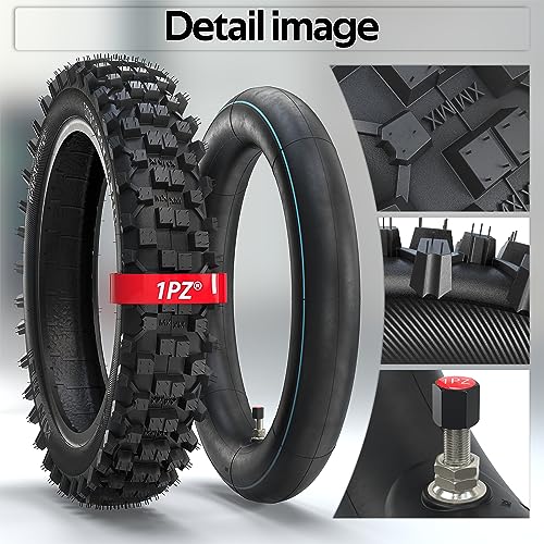 1PZ إطار وأنبوب داخلي 1PZ EHX-C8K 3.00-12 بديل لـ Honda CRF70 XR70 CR60R KLX110 KX60 Suzuki DRZ110 DS80 JR80 RM50 PW80 TTR YZ60 65SX 90cc 110cc 125cc SSR للدراجات النارية على الطرق الوعرة - Image 4