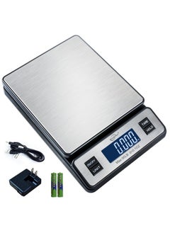 Weighmax W2809 90 Lb X 0.1 Oz Durable Stainless Steel Digital Postal Scale, Shipping Scale With Ac Adapter, 1 Pack  - Image 1