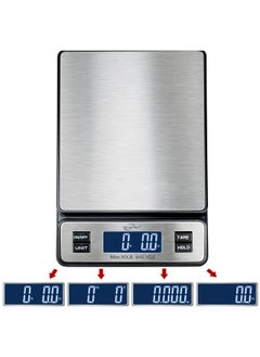 Weighmax W2809 90 Lb X 0.1 Oz Durable Stainless Steel Digital Postal Scale, Shipping Scale With Ac Adapter, 1 Pack  - Image 3