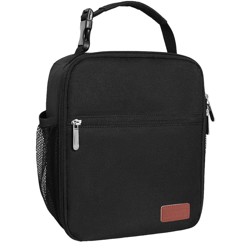 HABOPET Lunch Box for Men & Women Durable Lunch Bag for Adults Reusable Small Lunchbox Black - Image 1
