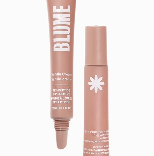 Blume Tri-Peptide Vanilla Lip Balm - Superbalm Lip Moisturizer with Shea Butter and Squalane to Deeply Hydrate & Heal Dry, Cracked Lips - Cruelty Free & Vegan Lip Plumper (0.4 Fl Oz) - Image 5