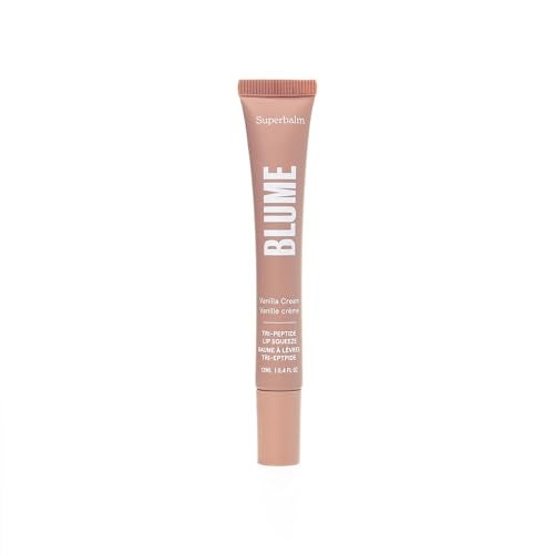 Blume Tri-Peptide Vanilla Lip Balm - Superbalm Lip Moisturizer with Shea Butter and Squalane to Deeply Hydrate & Heal Dry, Cracked Lips - Cruelty Free & Vegan Lip Plumper (0.4 Fl Oz) - Image 1