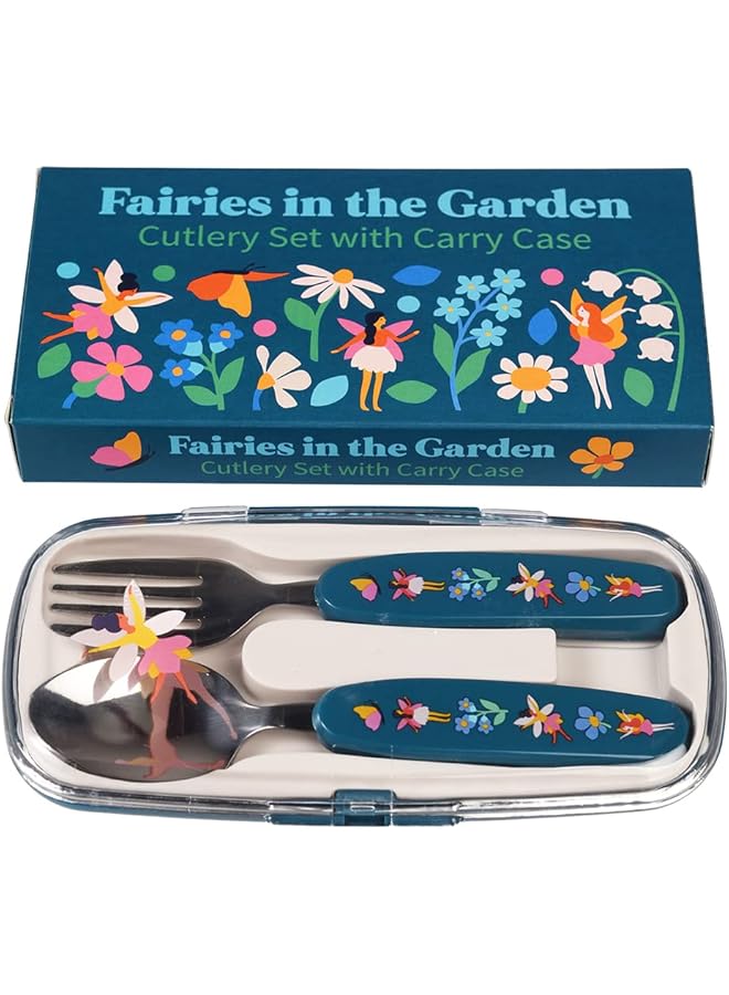 Rex London Fairies In The Garden Cutlery Set For Children - Image 1