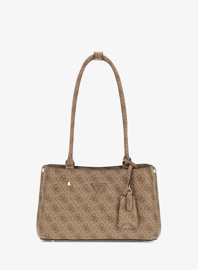 جس Meridian Logo Detail Satchel