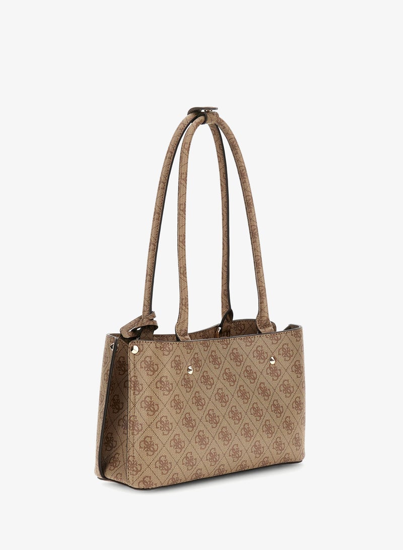 GUESS Meridian Logo Detail Satchel - Image 2