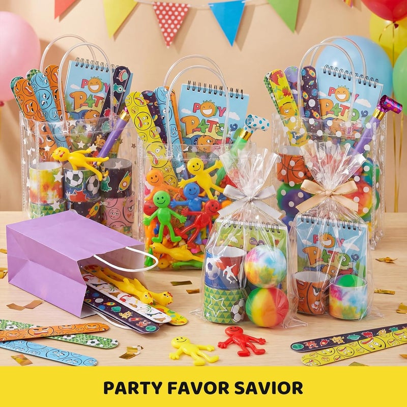 POPLAY 48PCS Slap Bracelets for Kids, Snap Bracelets Bulk Tie Dye Bracelet End of School Year Party Favors Classroom Prizes Kindergarten Graduation Exchanging Gifts - Image 2