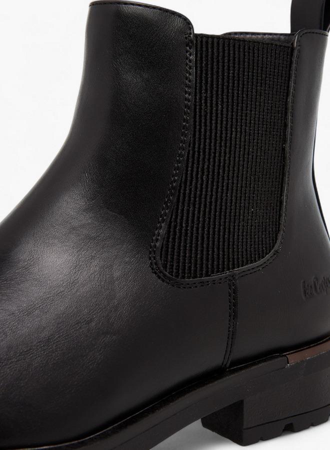 Lee Cooper Women's Solid Ankle Boots with Zip Closure - Image 4