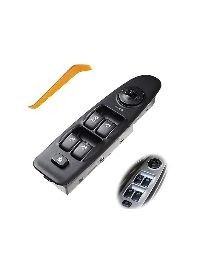 Starwell - 93570-2D000 Front Left Power Control Window Switch Driver Compatible with 2001 2002 2003 2004 2005 2006 Hyundai Elantra Driver Side Electric Master Window Switch Replacement for Elantra 2001-2006 - Image 1
