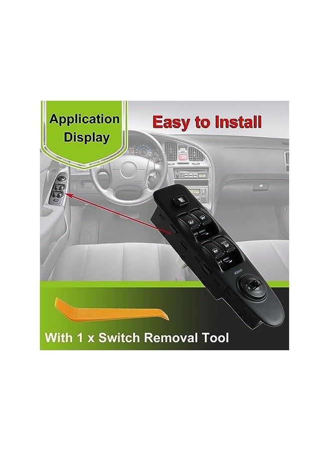 Starwell - 93570-2D000 Front Left Power Control Window Switch Driver Compatible with 2001 2002 2003 2004 2005 2006 Hyundai Elantra Driver Side Electric Master Window Switch Replacement for Elantra 2001-2006 - Image 1