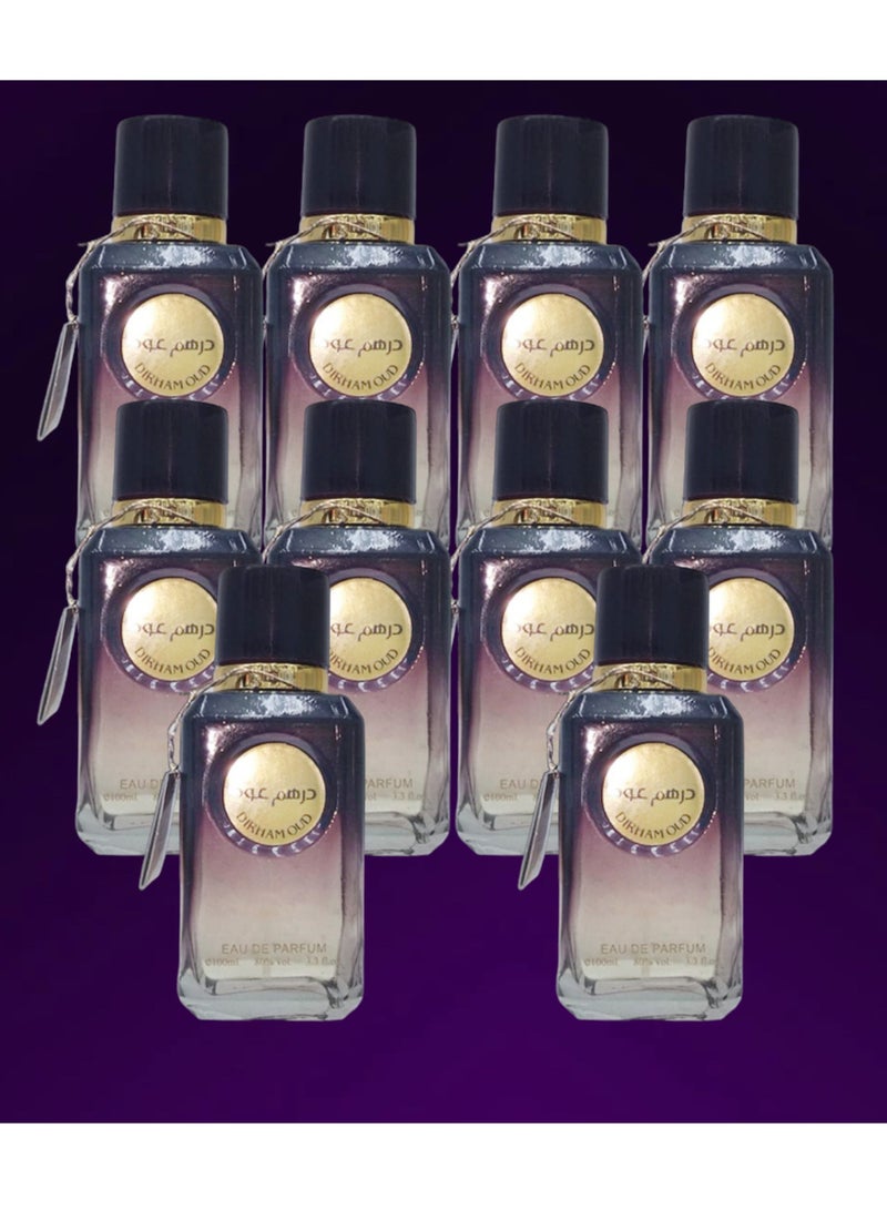 Dirham 10 Pieces Dirham Oud Perfume 100 Ml EDP - Image 1