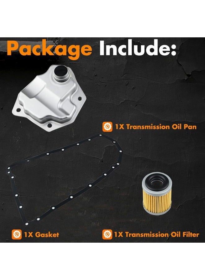 MEMOEO RE0F10A RE0F10B JF011E Transmission Filter Oil Pan Gasket Kit 05191890AA Compatible with Jeep Nissan Dodge Mitsubishi Compass Patriot Rogue Sentra Lancer Outlander Caliber - Image 2