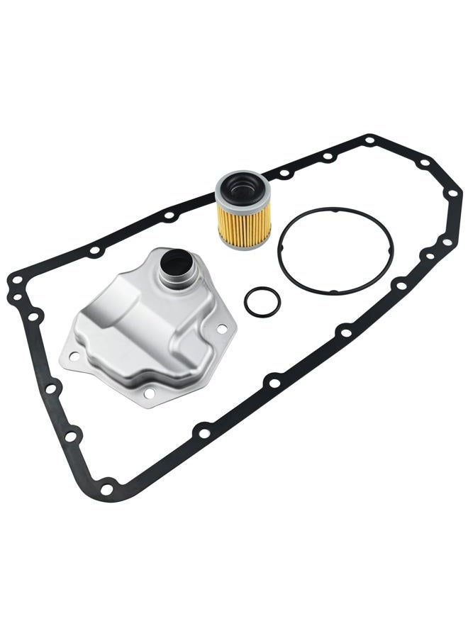 MEMOEO RE0F10A RE0F10B JF011E Transmission Filter Oil Pan Gasket Kit 05191890AA Compatible with Jeep Nissan Dodge Mitsubishi Compass Patriot Rogue Sentra Lancer Outlander Caliber - Image 1