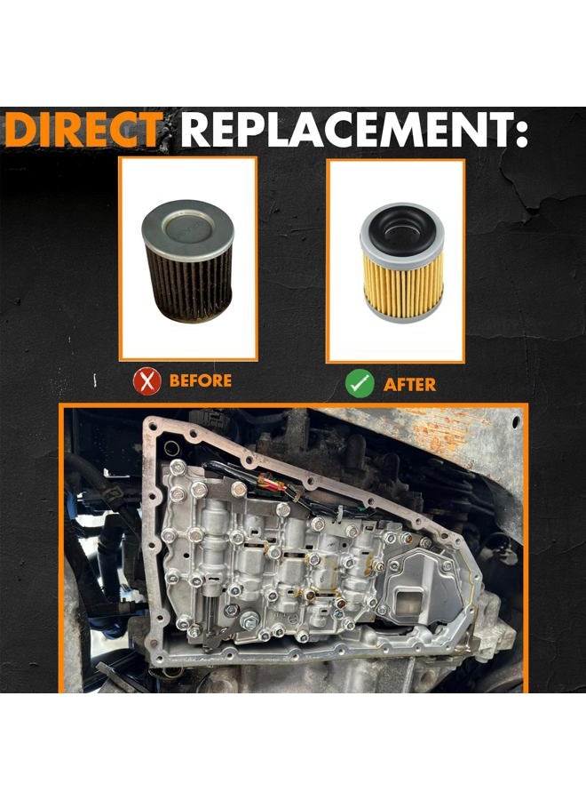 MEMOEO RE0F10A RE0F10B JF011E Transmission Filter Oil Pan Gasket Kit 05191890AA Compatible with Jeep Nissan Dodge Mitsubishi Compass Patriot Rogue Sentra Lancer Outlander Caliber - Image 4