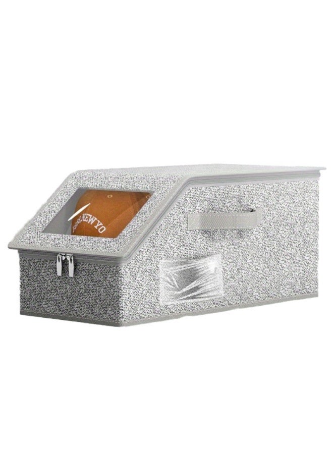 NeeMee Extra Large Capacity Foldable Baseball Cap Storage Box 