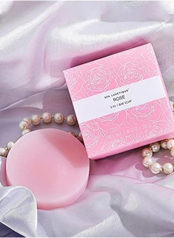 spa luxetique Spa Luxetique Spa Gift Set for Women Gift Baskets, 6 Pcs Bath and Body Spa Kit, Bath Set Includes Body Lotion, Shower Gel, Bubble Bath, Hand Cream, Travel Bag, Relaxing Gifts for Women.  - Image 5