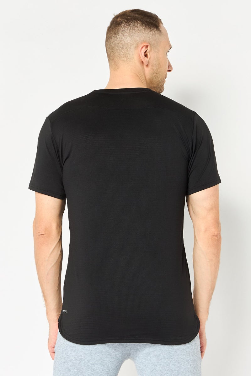 PUMA Men Sportswear Fit Short Sleeve Training T-Shirt, Black - Image 4