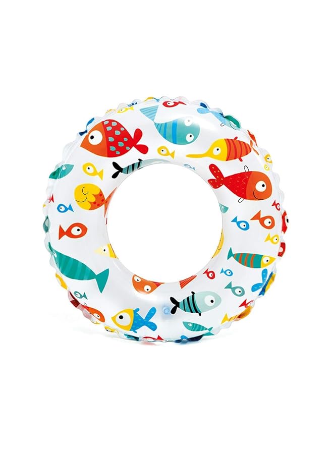 INTEX Lively Print Swim Rings Multi Colour 59241 61 Cm
