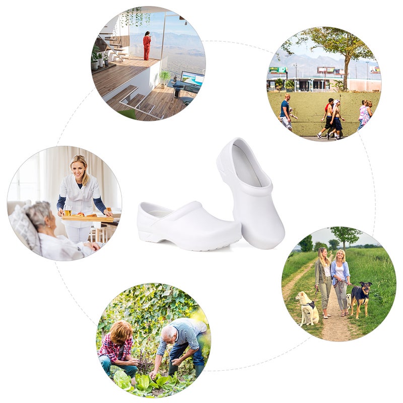 Unisex Garden Clogs Waterproof & Lightweight EVA Shoes Anti-slip Nursing Slippers Women or Men Sandals for Homelife Work - Image 2