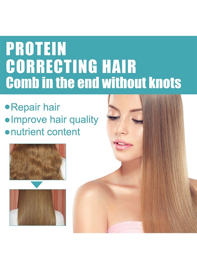 إيلهو كريم مستقيم ، مصحح البروتين لفرد الشعر 60 مل ، كريم فرد الشعر بالحرير واللمعان ، كريم شعر مستقيم سريع التنعيم ، للشعر الكثيف / المجعد / الصعب ، إصلاح الشعر التالف - Image 3