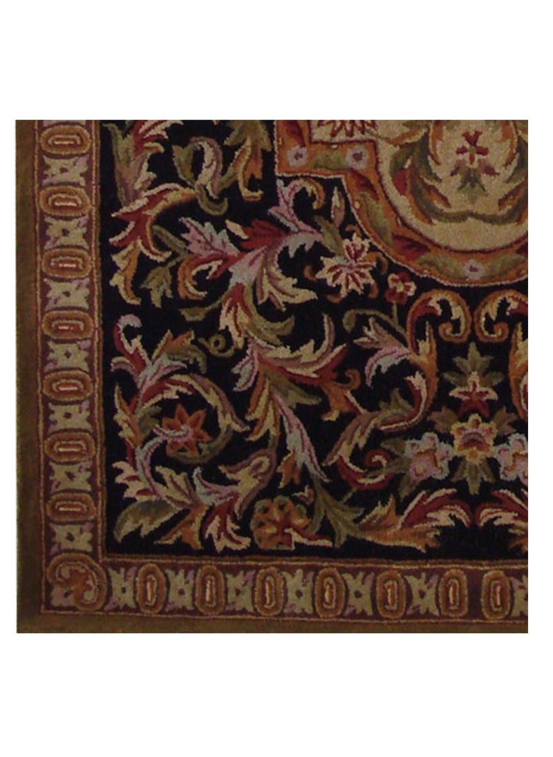 AURUM HOME - AH08B Hand Tufted Traditional Rug Indoor Living Dining Bedroom Room and Gallery Area Rugs, Rectangle - Image 1
