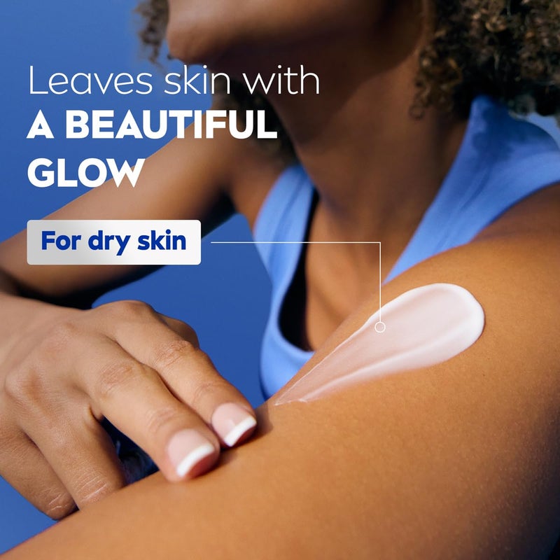 NIVEA Cocoa Butter Body Lotion for Dry Skin with Hyaluronic Acid, Cocoa Butter and Deep Nourishing Serum, 72-Hour Body Moisturizer, 33.8 Fl Oz Value Size Pump Bottle - Image 4