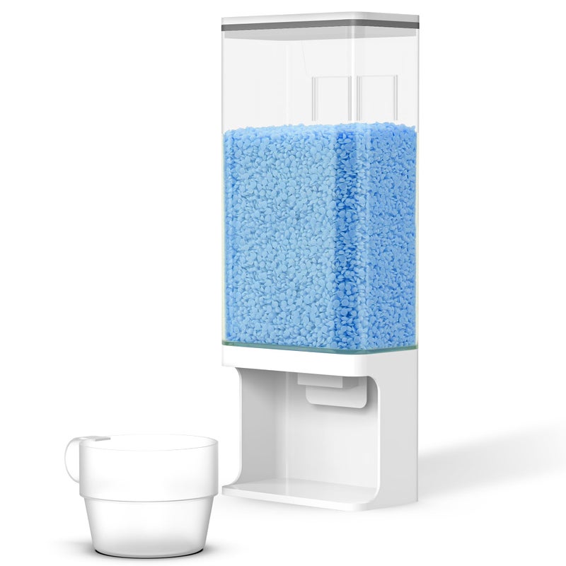 525 OZ Laundry Detergent DispenserWallMounted Scent Booster Beads Dispenser for Laundry Room Storage Suitable for Softener BeadsSea SaltRice DispenserSprinklesSolid Grain Organize