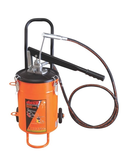 Bucket Grease Pump Orange/Black 10Kg