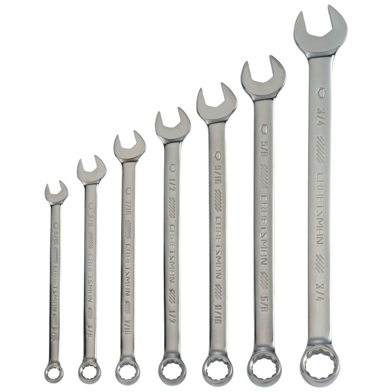 Craftsman SAE Long-Panel Wrench Set, 7 Piece (CMMT87012) - Image 1