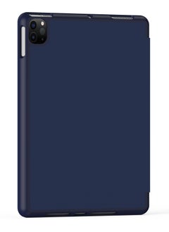 Terra iPad Terra Cover for Apple iPad 12.9/2018/2020/2021/2022 inch with Smart Pen Holder Slim Smart Cover with Fabric Stand Blue  - Image 3