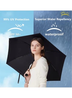 Travel Mini Umbrella for Purse With Case-Small Compact UV Umbrella Protection Sun-Lightweight Tiny Pocket Umbrella for Women, Girls, Kids - pzsku/Z5EBFD0D419C368642FE4Z/45/_/1739179811/e59c6f3f-785b-44ac-83f8-71fd96405324