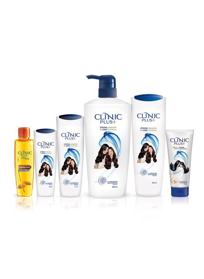 Clinic Plus شامبو صحي قوي وطويل 340 مل - Image 4