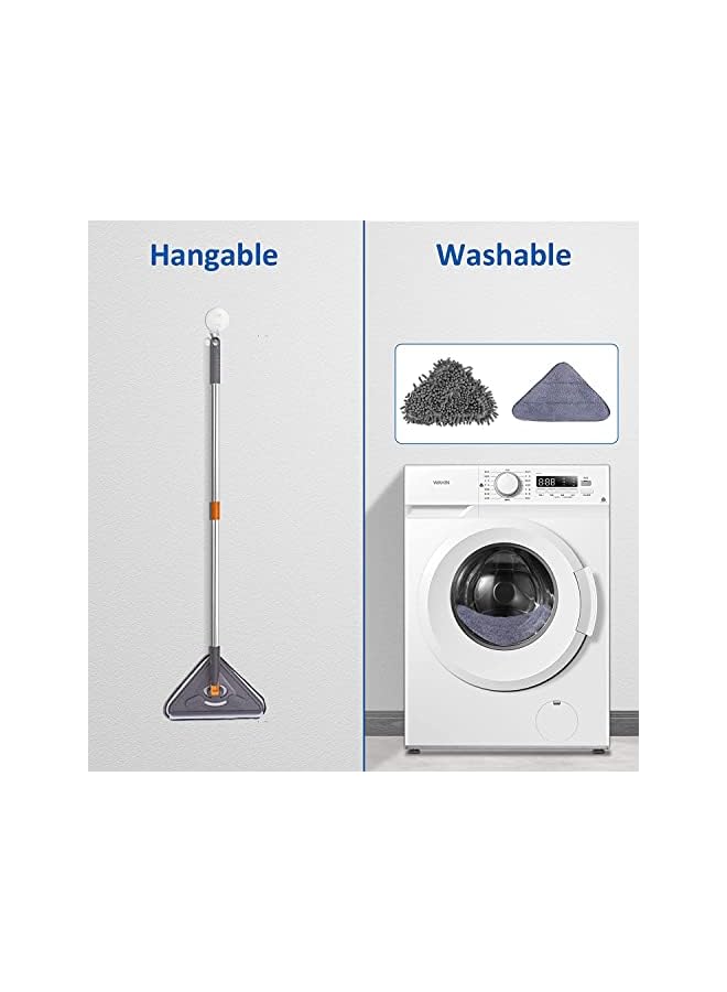 PROMASS promass Adjustable Cleaning Mop, 2.05 m Wall Mop with Long Handle with 6 Reusable Washable Mop Pads, Ceiling Dust Mop with Scraper, Microfiber Mop for Floor, Wall, Ceiling Dust - Image 5