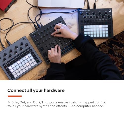 Novation نوفايشن لانتش كنترول XL 3 – مزود بالطاقة عبر USB، سطح تحكم MIDI وميكسر للتكامل مع DAW والأجهزة مع 8 فaders، 24 Encoder لا نهائي، 5-Pin MIDI I/O، وحزمة برامج موسيقية - Image 3