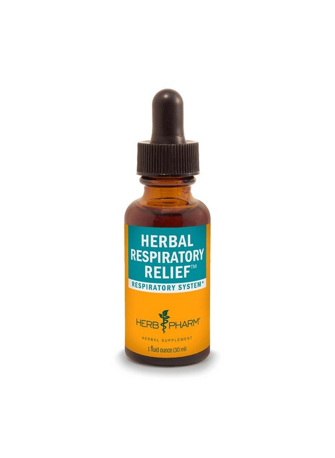 Herb Pharm Herbal Respiratory Relief Liquid Formula with Wild Cherry Liquid Extract, 1 Fl Oz (Pack of 1)