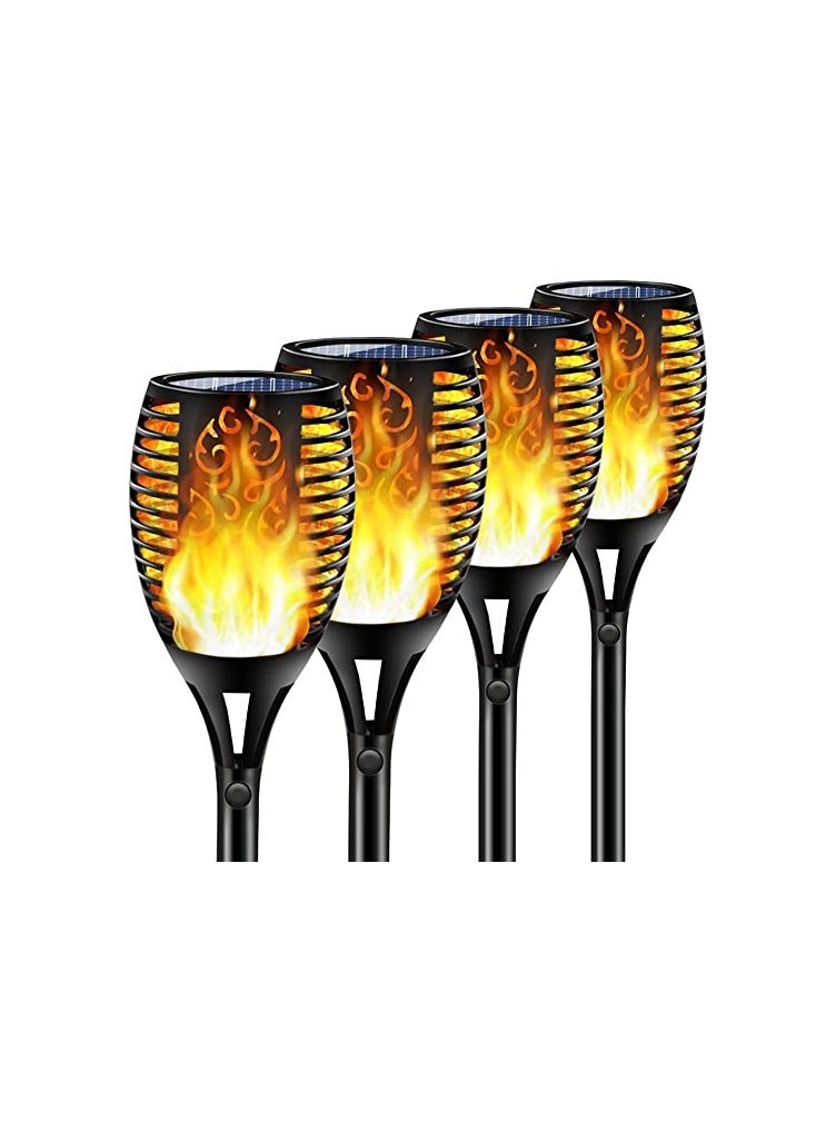 Waterproof Flickering Flames  LED Torches Lights Outdoor Solar Landscape Decoration - Image 4