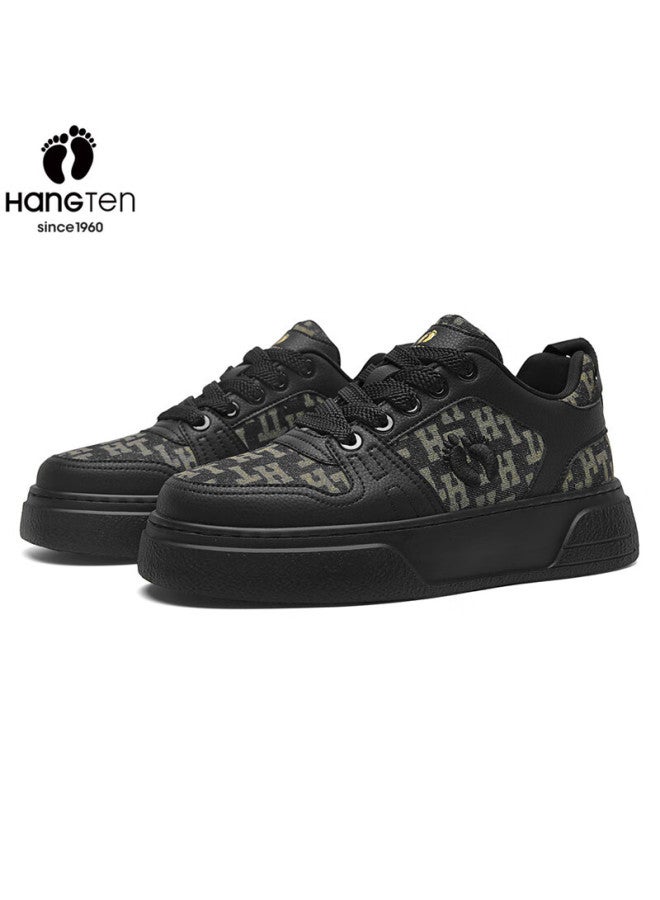 Hang Ten Men's Spring New Trendy Skate Shoes Fashion Sports Shoes Versatile Comfortable Casual College Style White Shoes For Men - Image 5