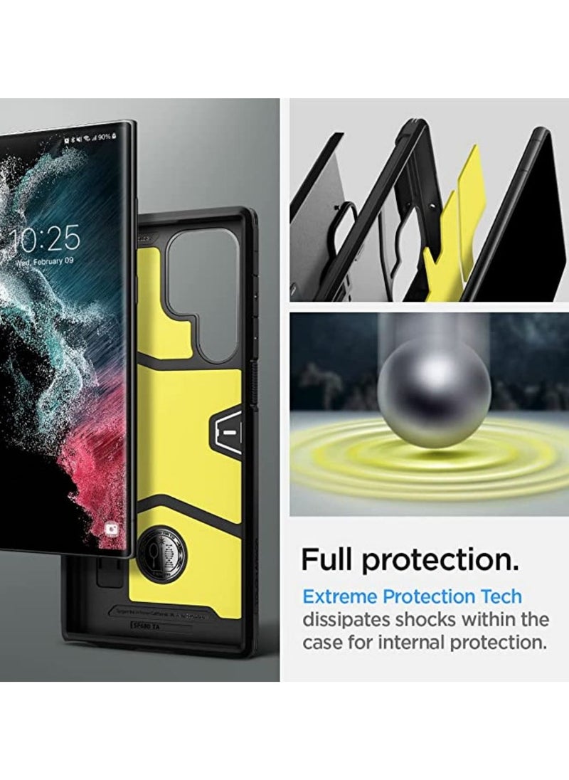 Color Fans - Galaxy S22 Ultra 5G Case Tough Armor - Black - Image 1