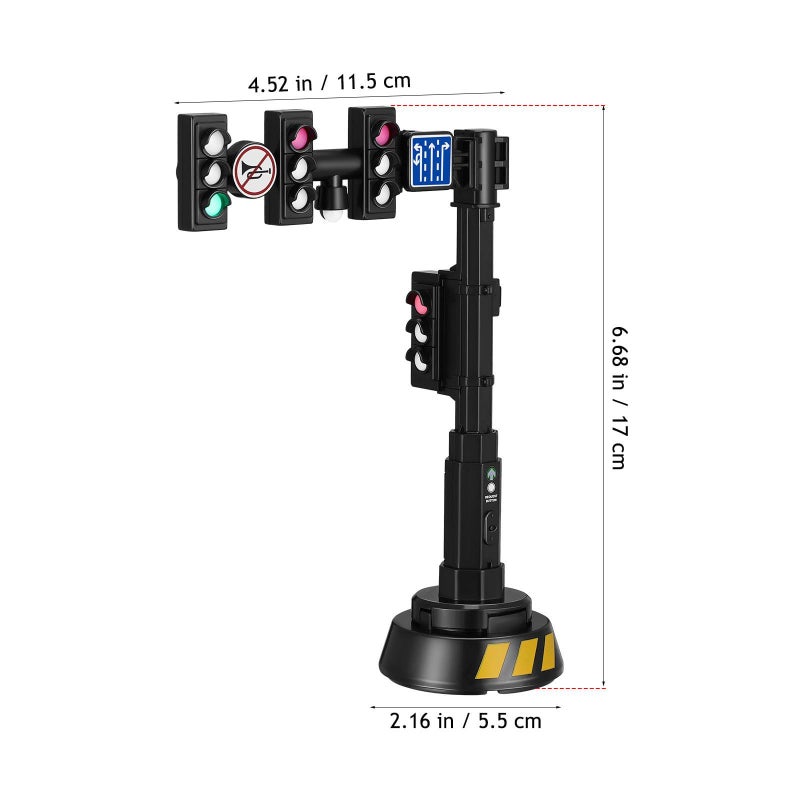 Toyvian Mini Traffic Light Toy With Sounds Simulation Model Kids Education - Image 4