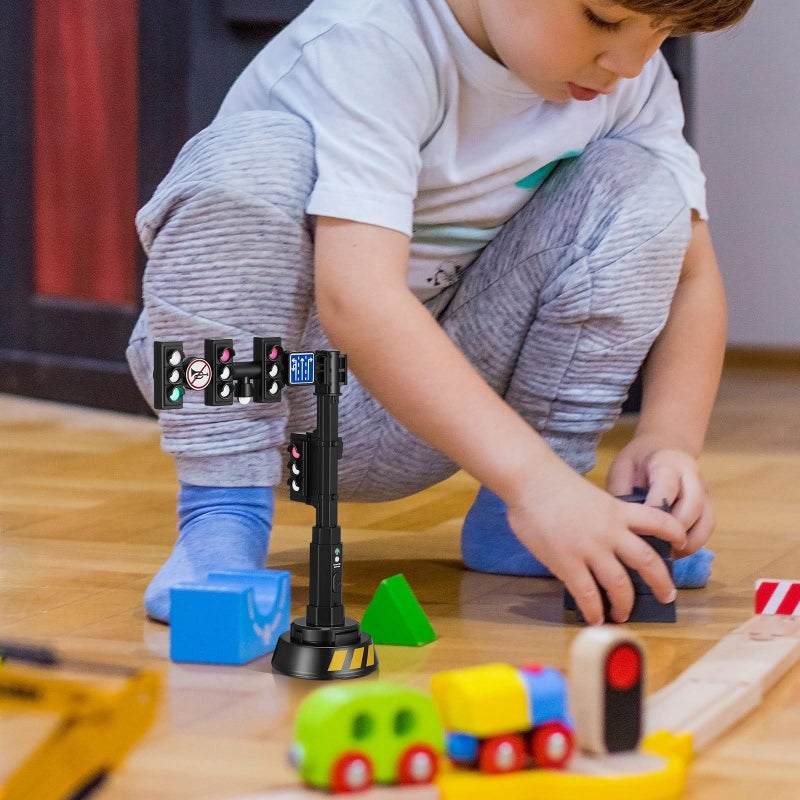 Toyvian Mini Traffic Light Toy With Sounds Simulation Model Kids Education - Image 3