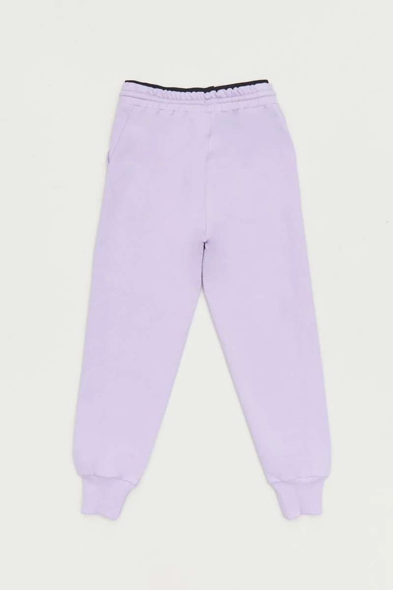 فولامودا Printed Girls' Sweatpants with Lace Waist